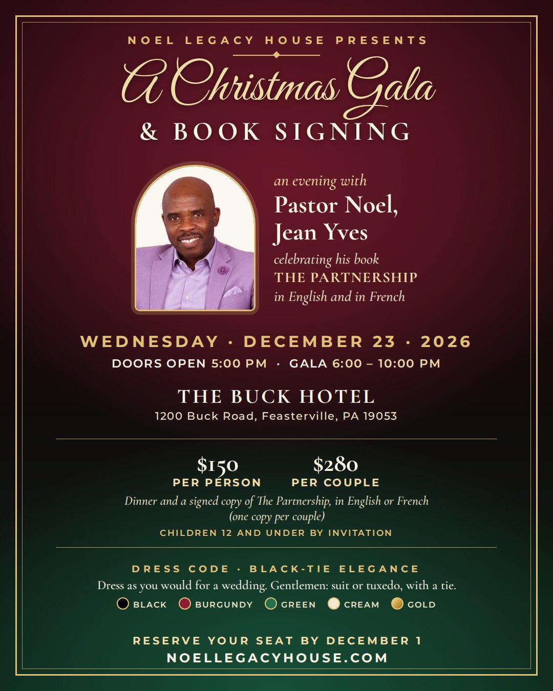 Invitation: A Christmas Gala & Book Signing